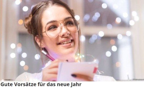 Gute Vorstze fr das neue Jahr