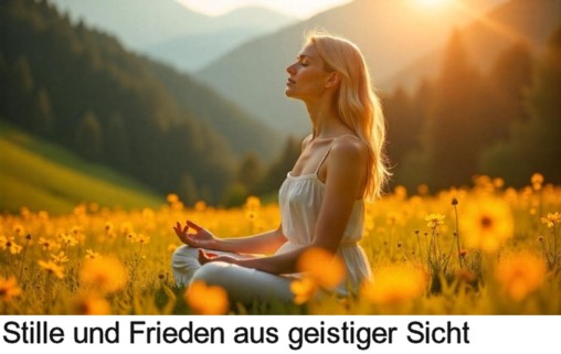 Stille und Frieden aus geistiger Sicht